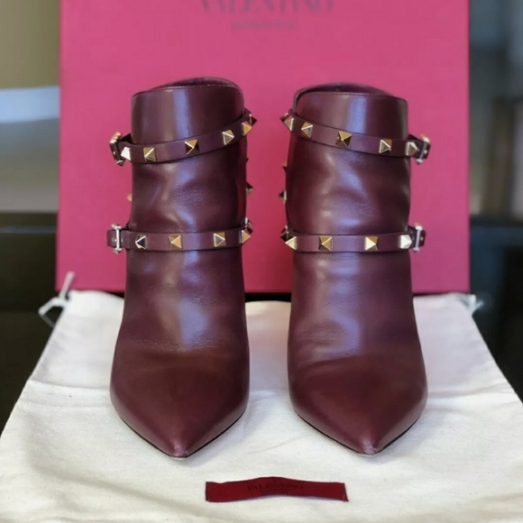 Valentino Garavani Rockstud ankle booties 38 - Picture 7 of 7